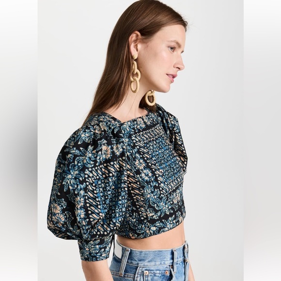 ***SOLD*** Ulla Johnson - Anise Top in Azure - Picture 4 of 5